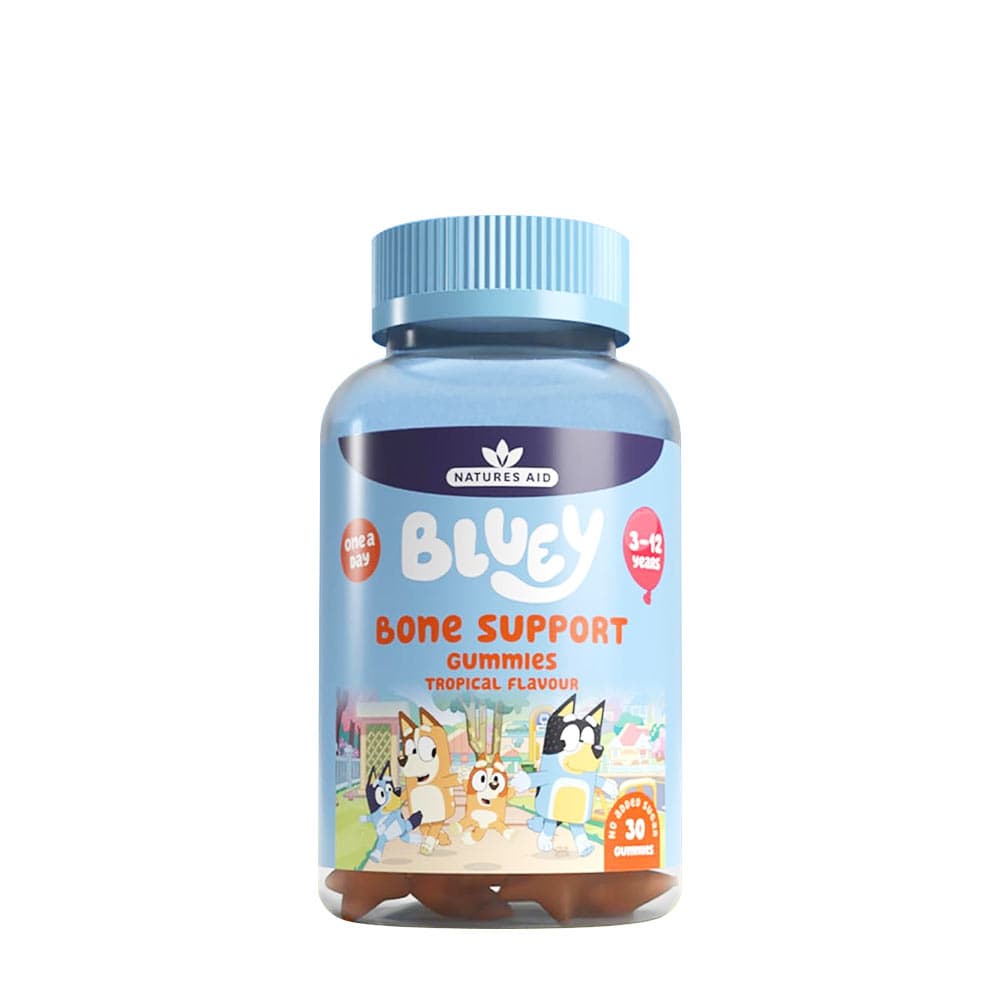Nature's Aid - Bluey Bone Support Gummies - 30 Gummies – Nature's Aid förpackning