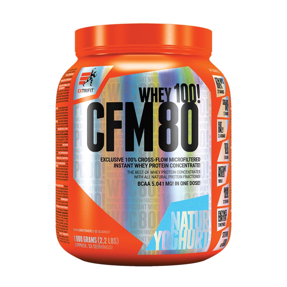 Extrifit CFM Instant Whey 80 - Yogurt - 1000 g – Extrifit förpackning