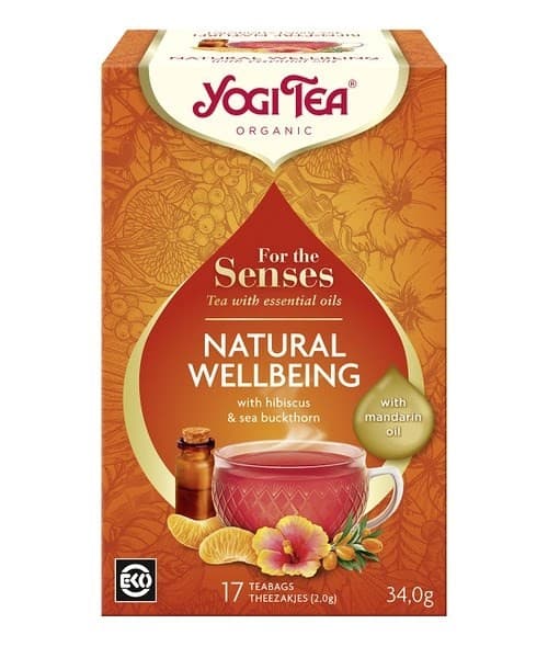 Yogi Tea - Naturlig Velvære - 34g (17 tebreve × 2g) – Yogi Tea emballage