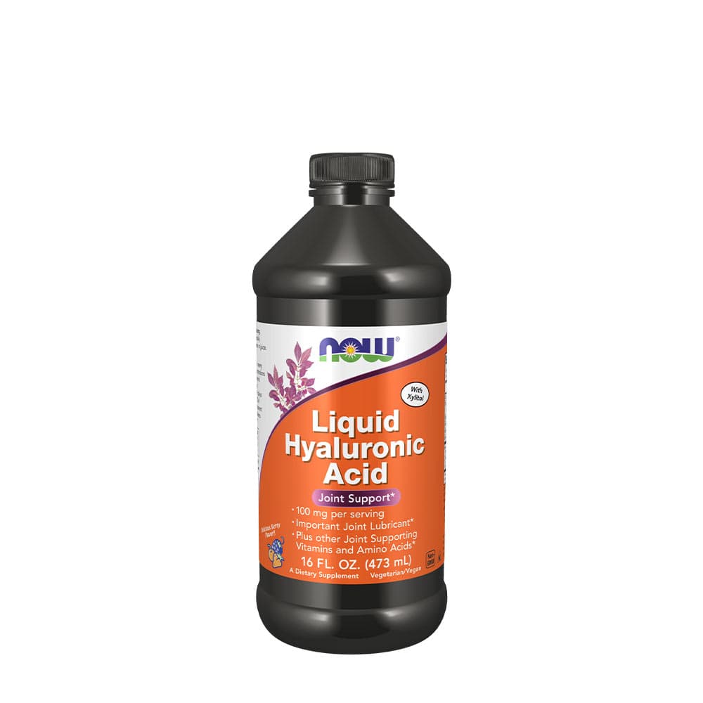 Now Foods - Liquid Hyaluronic Acid - 473ml. – NOW Foods förpackning
