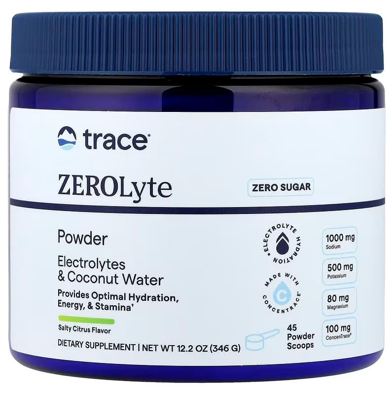 Trace Minerals - ZEROLyte Powder – Trace Minerals förpackning
