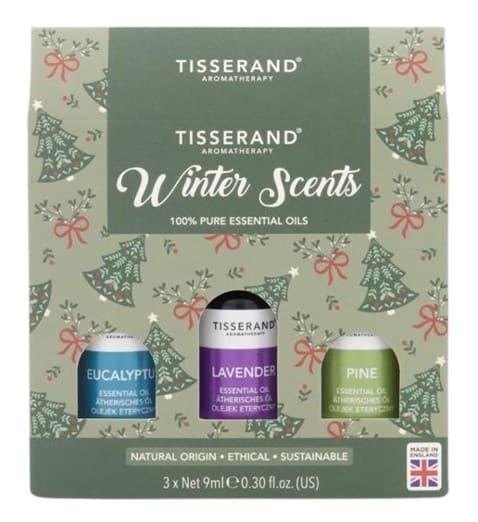 Tisserand Aromatherapy - Vinterdufte, gaveæske med æteriske olier - 3 × 9 ml