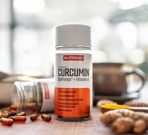 Nutrend - Kurkumin med BioPerine® och Vitamin D – förpackning