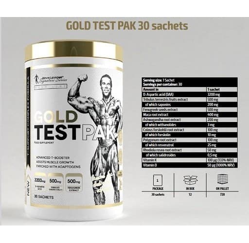 Kevin Levrone - Gold Test Pak - 30 portionsposer – Kevin Levrone