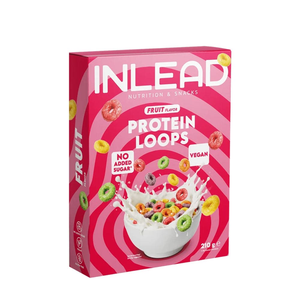 INLEAD Nutrition - Proteinringe - Frugt, 210 g – emballage