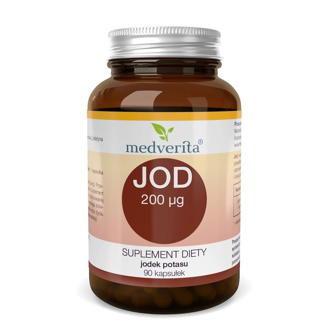 Medverita - Iodine 200 mcg - 90 Capsules – Medverita förpackning