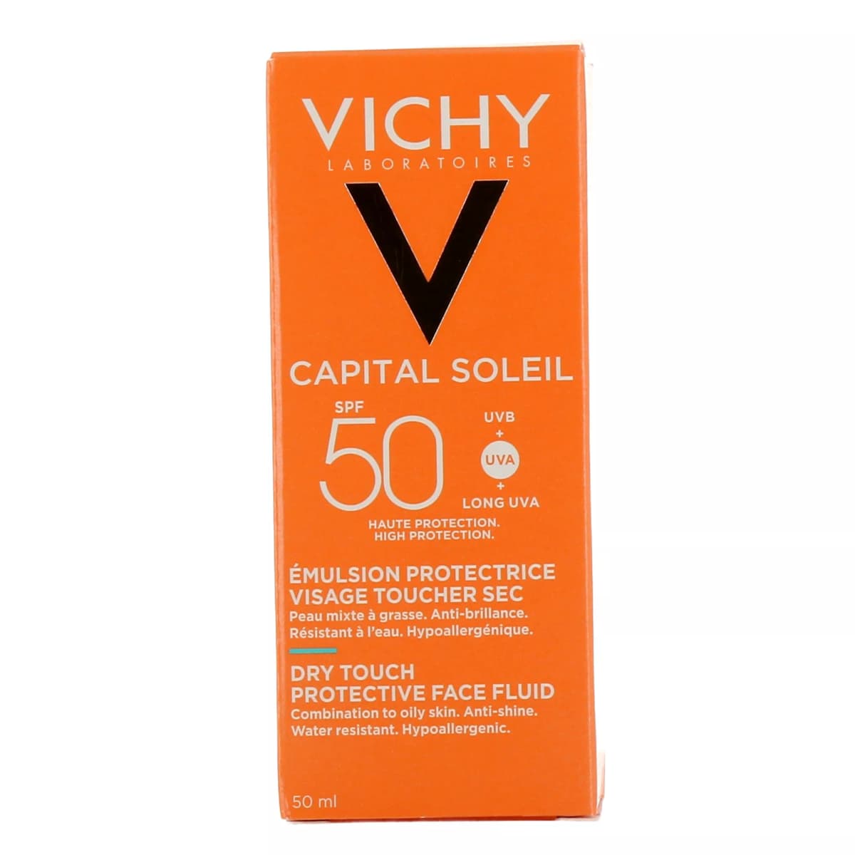 Vichy - Capital Soleil Dry Touch Protective Face Fluid – Vichy förpackning
