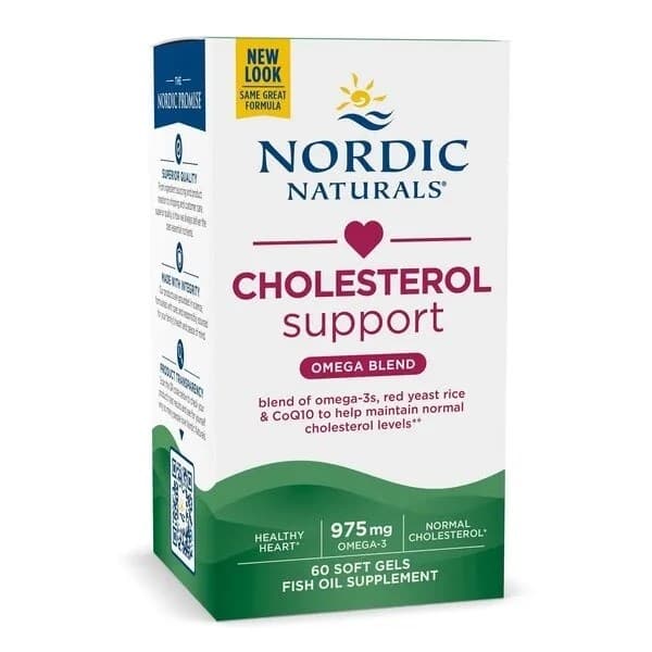Nordic Naturals - Cholesterol Support - 60 Sgels – Nordic Naturals förpackning