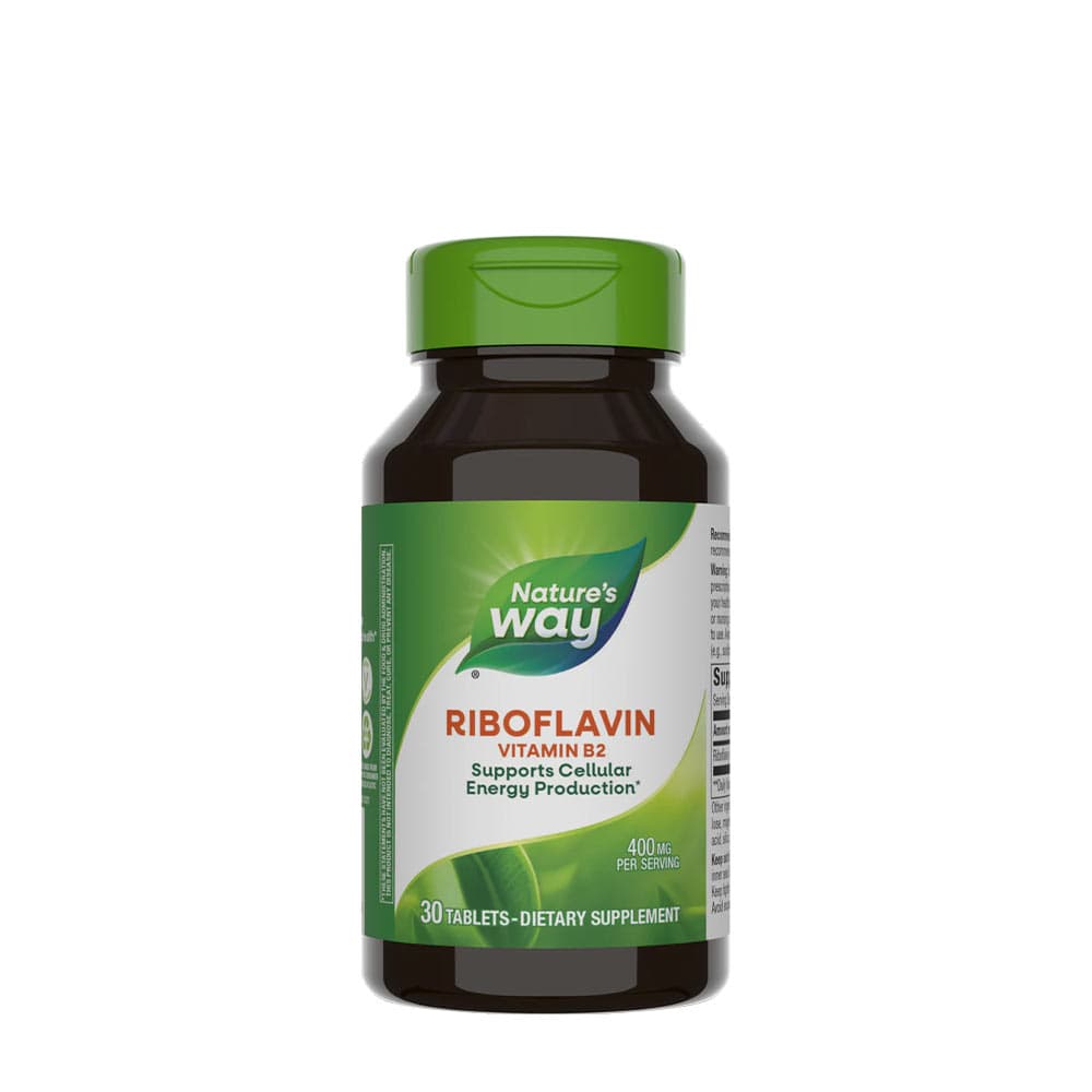 Nature's Way - Riboflavin Vitamin B2 - 30 Tabs
