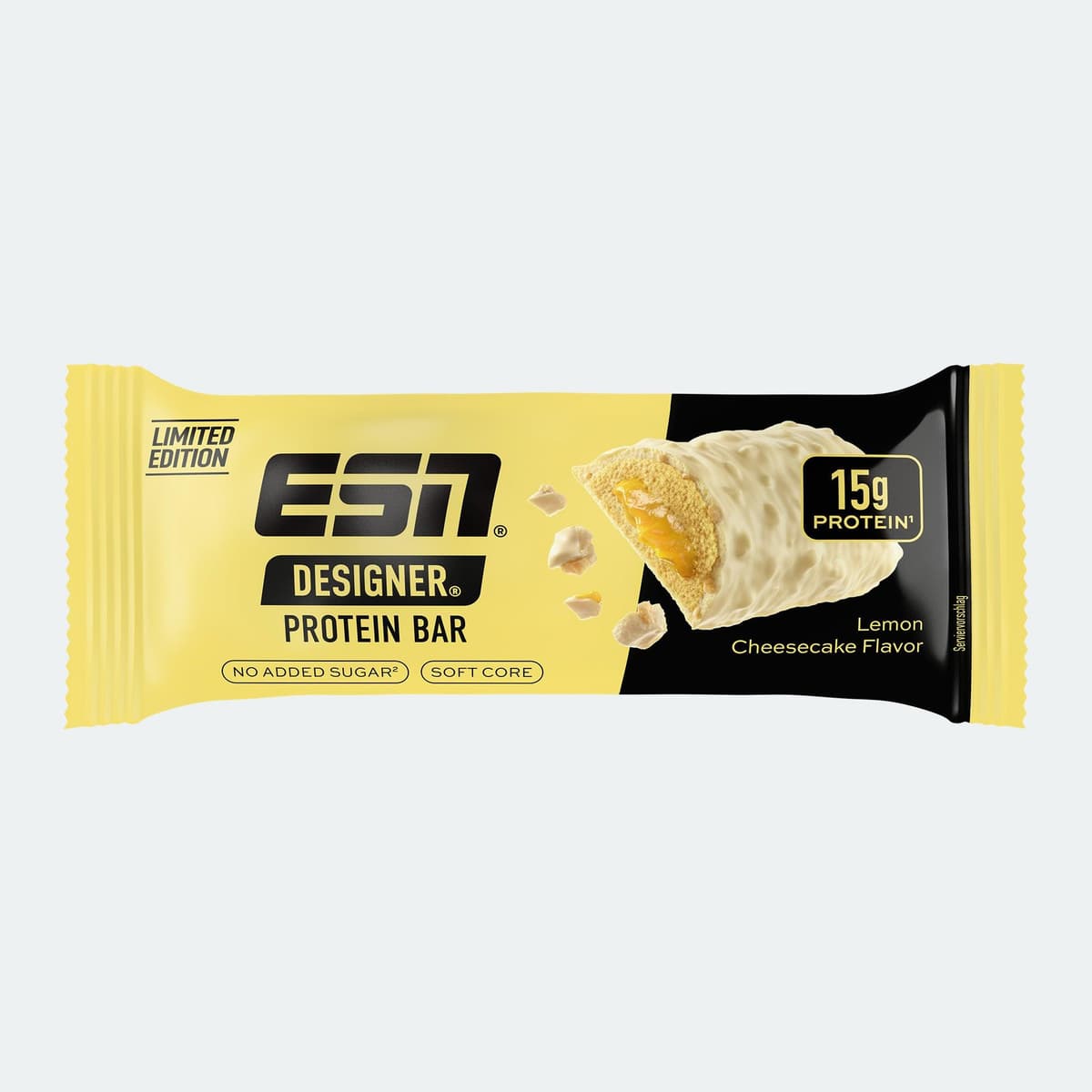 ESN - Designer Bar - 12 × 45 g, citroncheesecake – förpackning