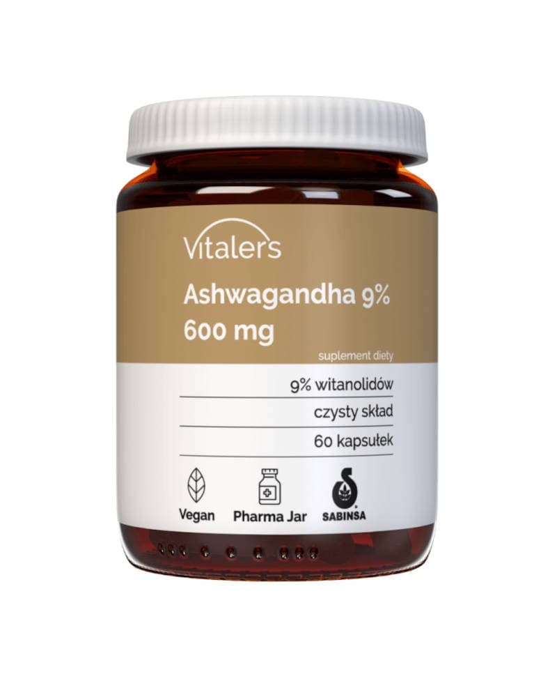 Vitalers - Ashwagandha 9% - 60 Caps – Vitalers förpackning