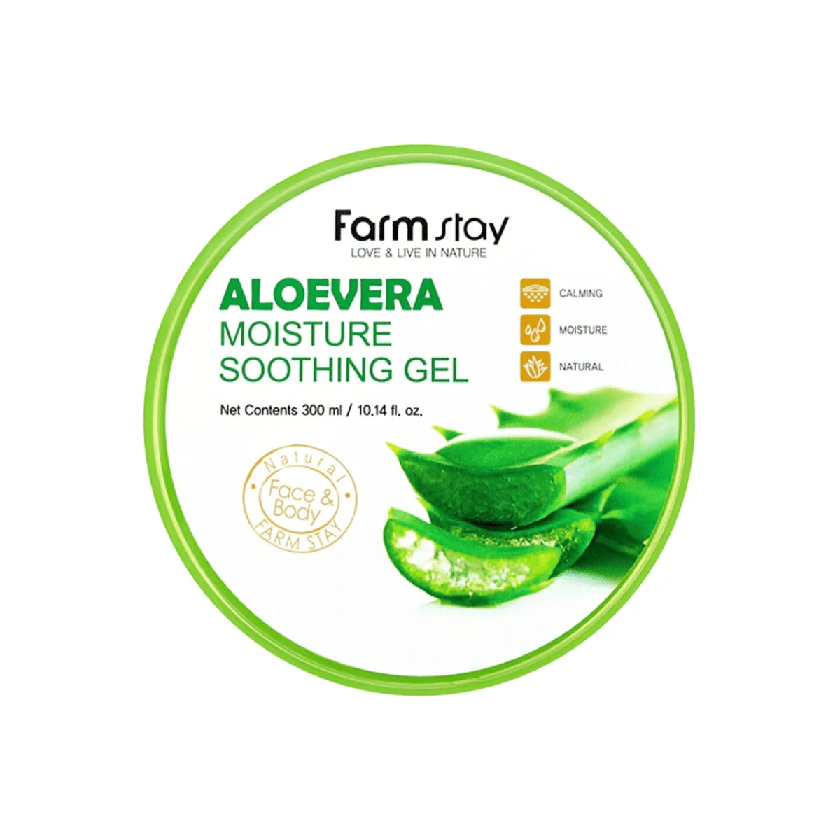 LA ROSE - Aloe Vera Moisture Soothing Gel 300ml – LA ROSE förpackning