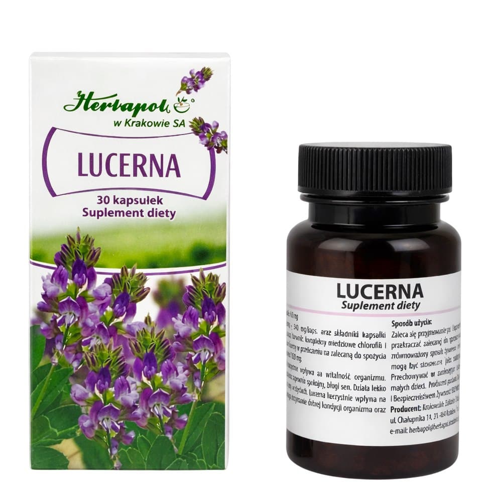 Herbapol Kraków - Lucerna - 30 Caps – Herbapol Kraków förpackning