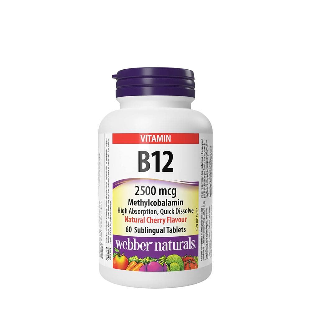 Webber Naturals - B12-vitamiini metyylikobalamiini