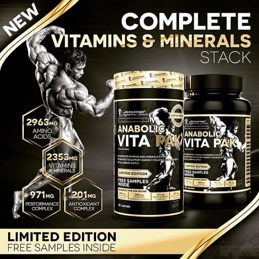 Kevin Levrone - Anabolic VITA PAK - 30 portioner, 1,2 kg