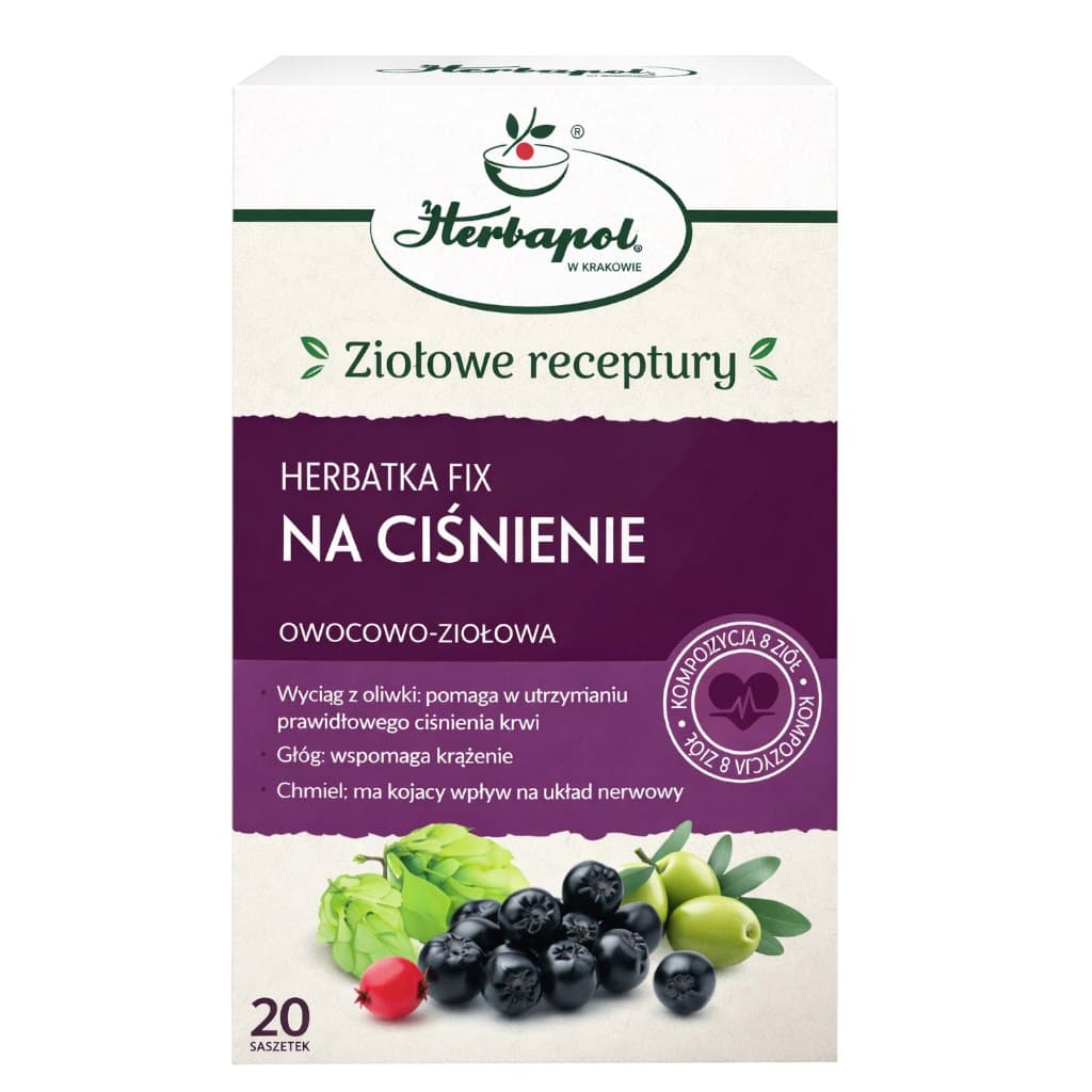 Herbapol Kraków - Blood Pressure (NA Ciśnienie) - 20 Sachets (Saszetek)