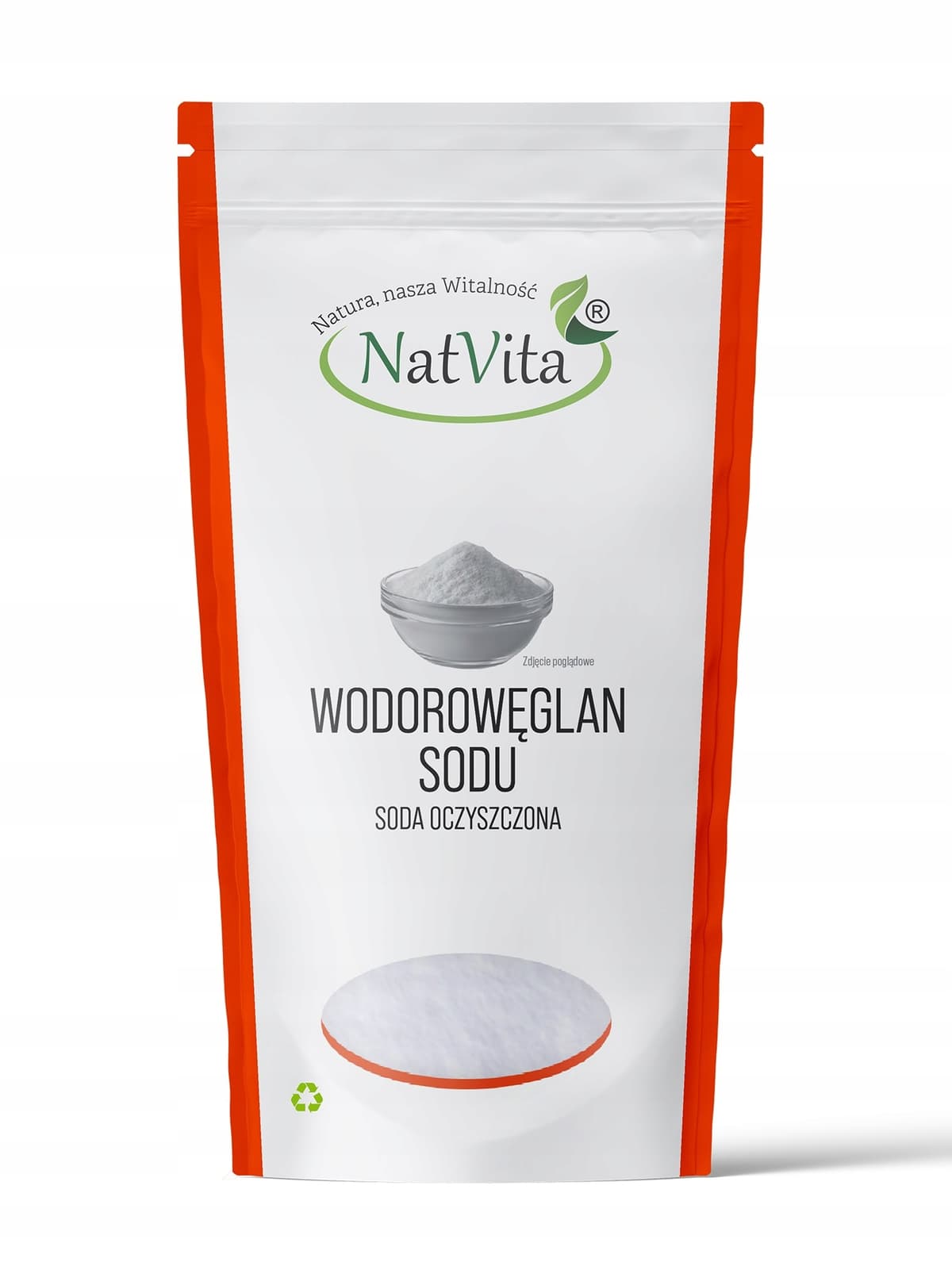 NatVita - Sodium Bicarbonate - 1,3 kg – NatVita förpackning