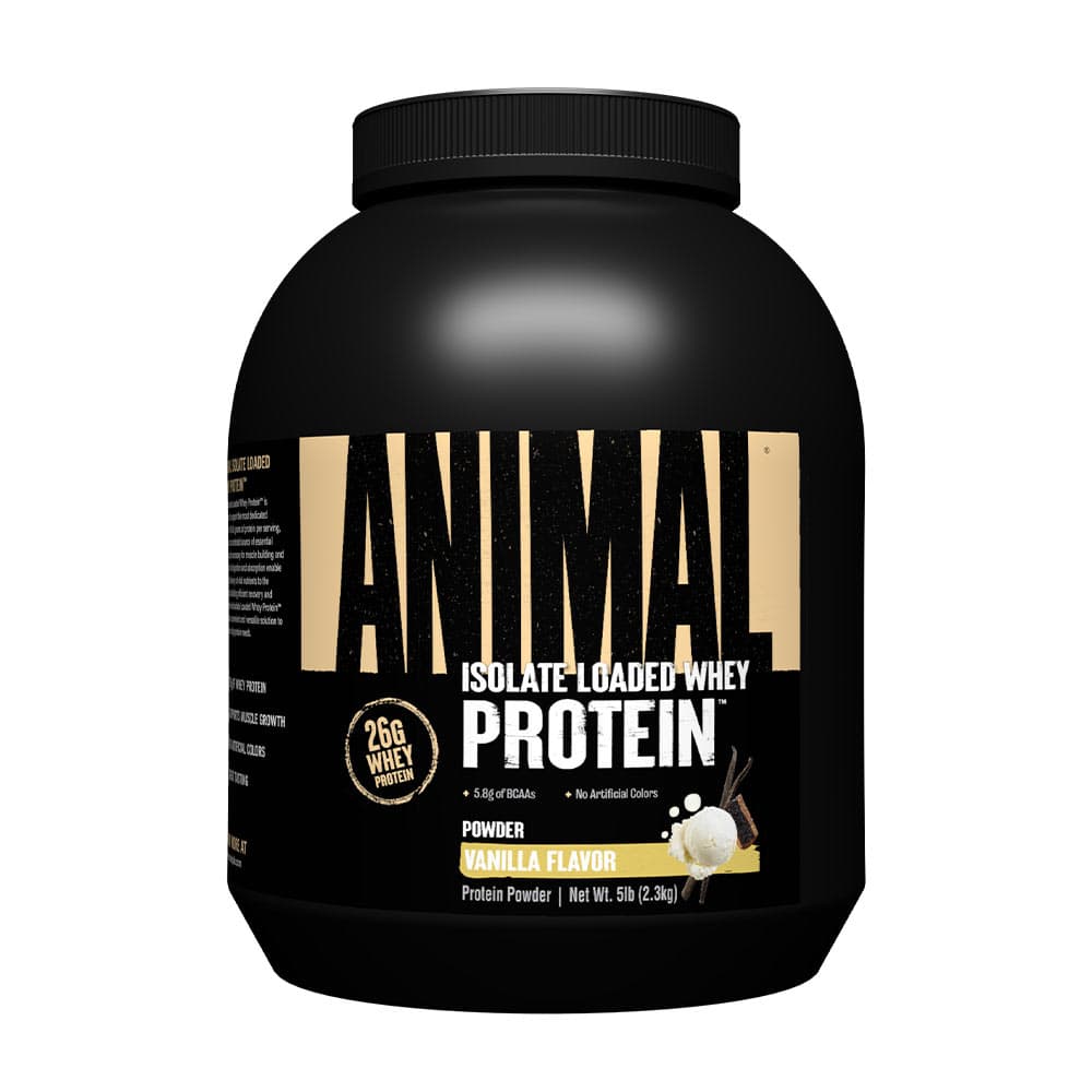 Universal Nutrition - Animal Isolate Loaded Whey Protein – Universal Nutrition förpackning