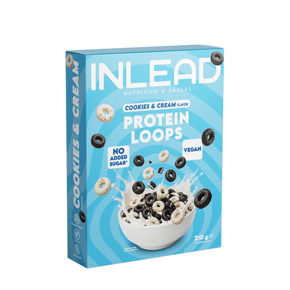 INLEAD Nutrition - Proteinringe - Småkager og fløde, 210 g – emballage