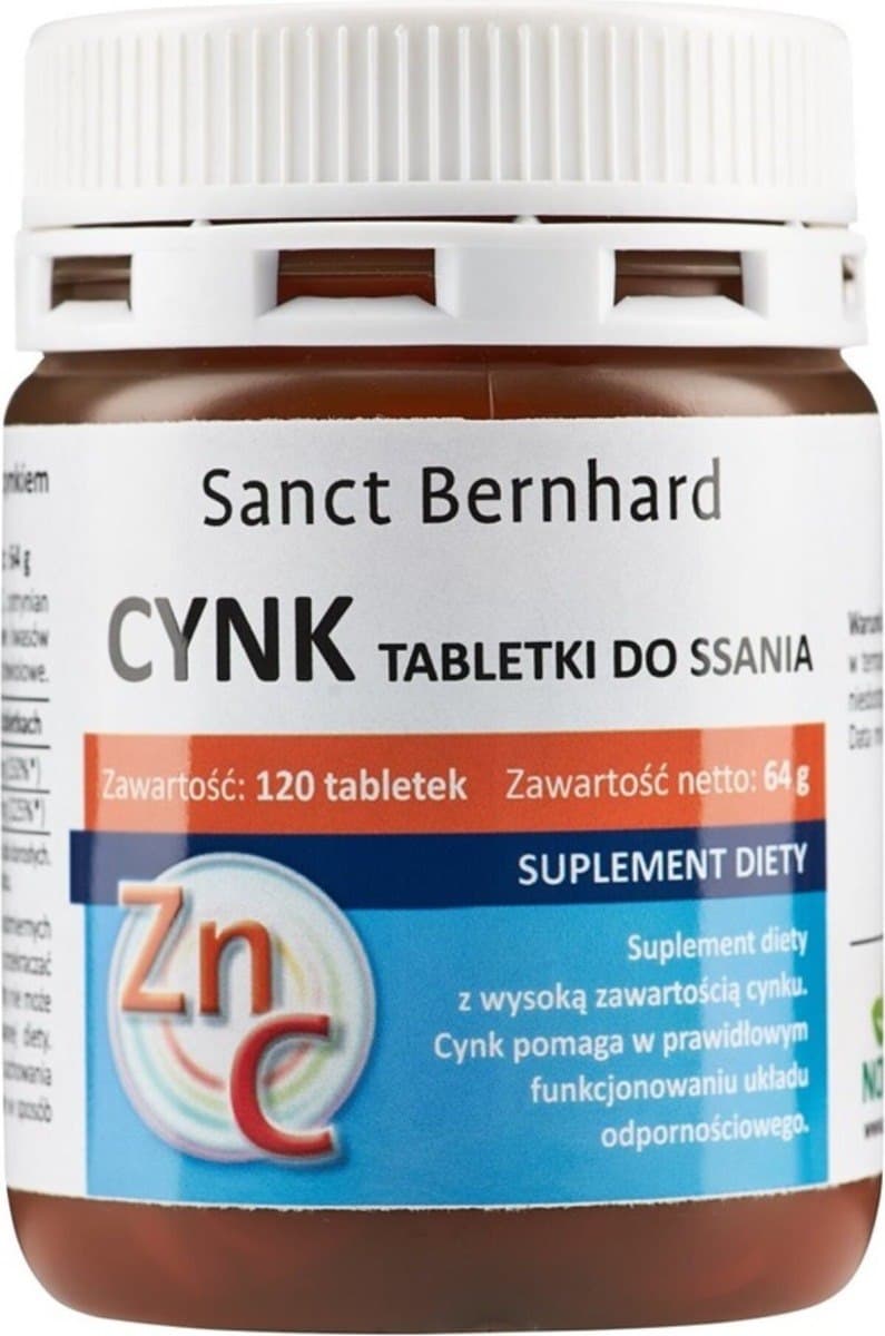 Kräuterhaus Sanct Bernhard - Zinc Immune Lozenges - 120 Tabs – Kräuterhaus Sanct Bernhard förpackning