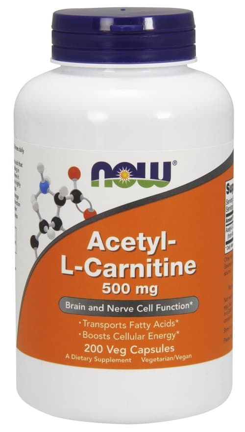 NOW Foods - Acetyl-L-Carnitine – NOW Foods förpackning