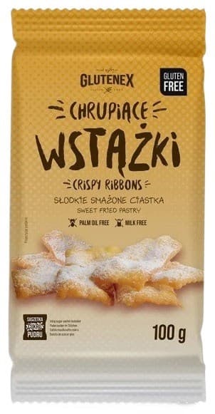 Glutenex - Crispy Ribbons - 100g – Glutenex förpackning