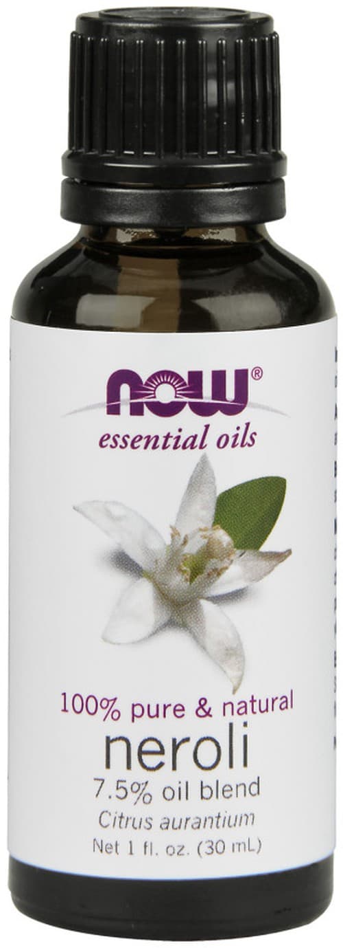 NOW Foods - Essential Oil, Neroli Oil - 30ml. (KORT DATUM 2026-11-30) – NOW Foods förpackning