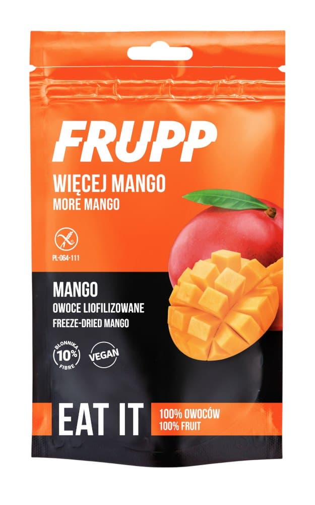 Frupp - Celiko - Freeze-Dried Mango 15g – Frupp förpackning