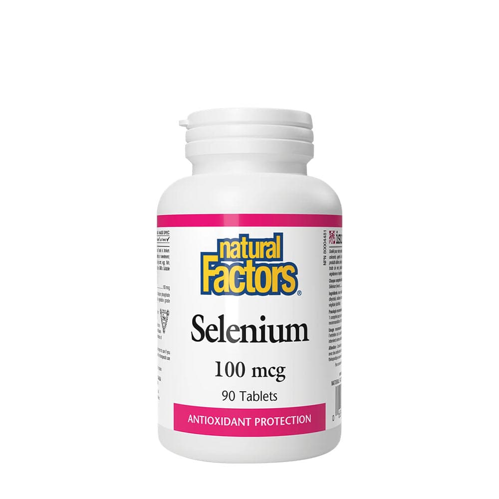 Natural Factors - Selenium - 90 Tabs – Natural Factors förpackning