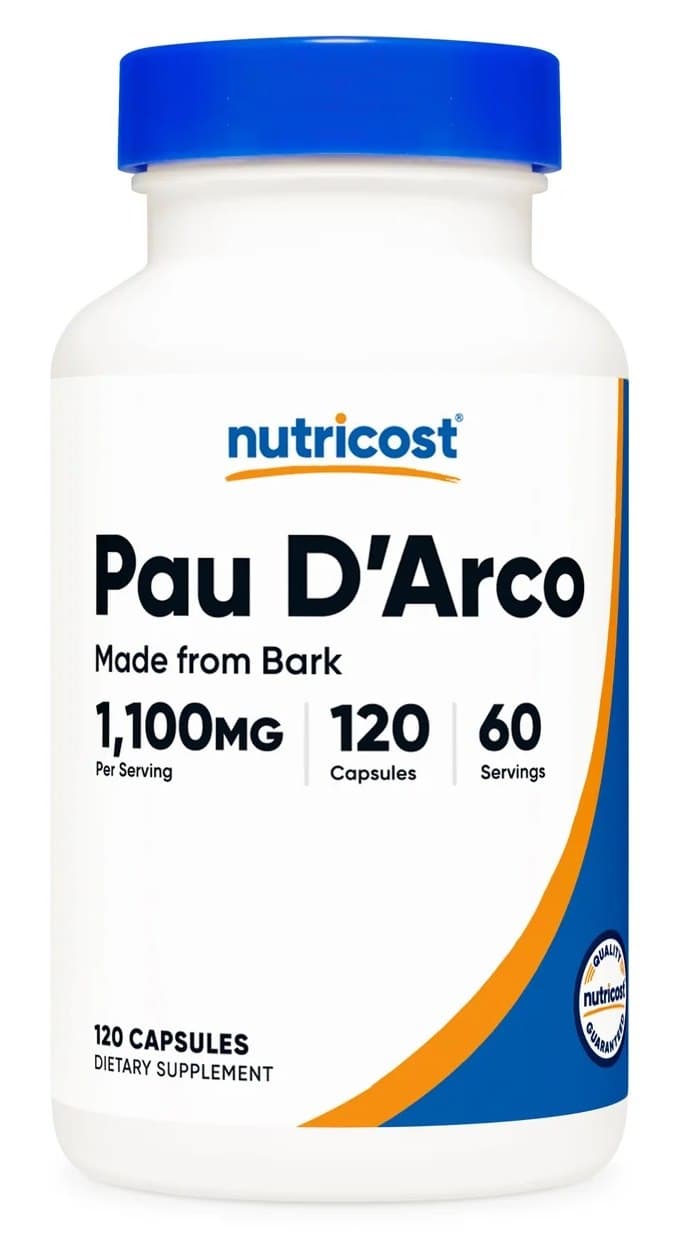 Nutricost - Pau d'Arco - 120 Capsules – Nutricost förpackning
