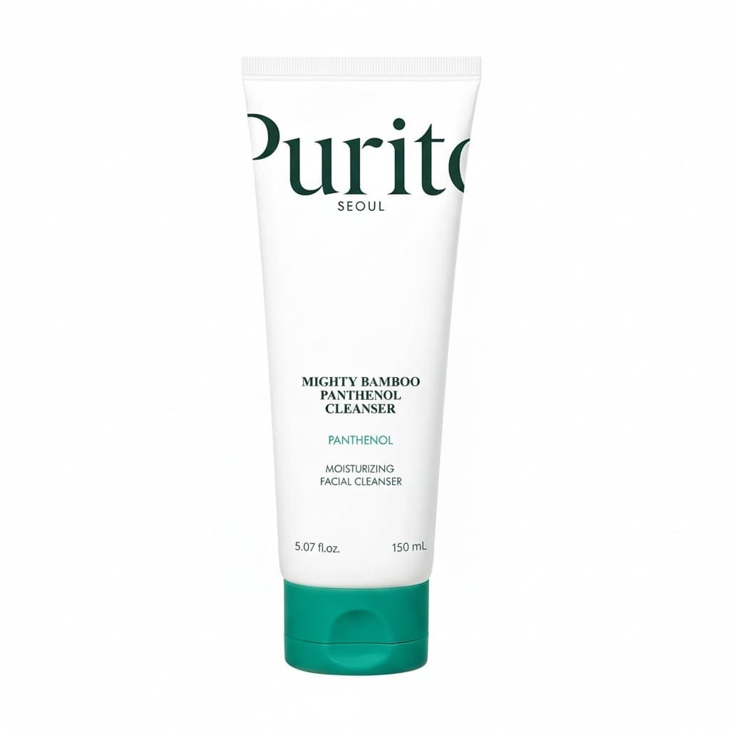 PURITO SEOUL Mighty Bamboo Panthenol Puhdistusa 150 ml – PURITO SEOUL pakkaus