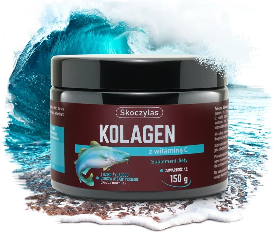 Skoczylas - Collagen with Vitamin C - 150g – Skoczylas förpackning