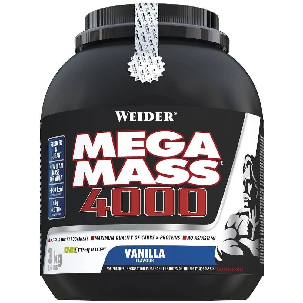 Weider Mega Mass 4000 Vanilla - Chocolate - 3000g