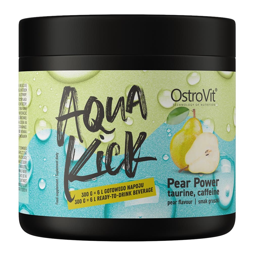 OstroVit - Aqua Kick Pear Power (300 g) – OstroVit förpackning