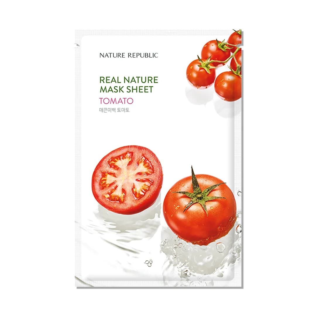 SKO - Nature Republic Real Nature arkmask - Tomat, 23 ml – SKO förpackning