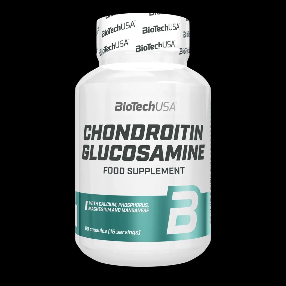 BioTechUSA - Kondroitin och glukosamin - 60 kapslar – BioTechUSA förpackning