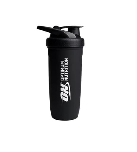 Optimum Nutrition - Reforce Steel Smartshake - Sort, 900 ml – Optimum Nutrition emballage