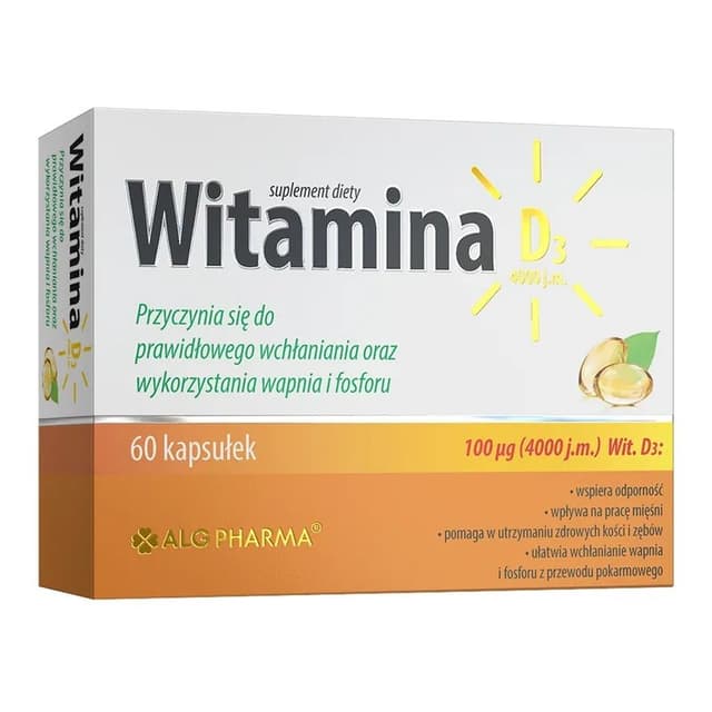 Alg Pharma - Vitamin D3 - 60 Caps – Alg Pharma