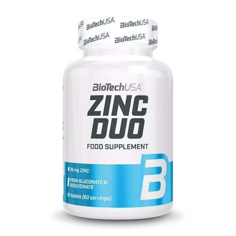 Biotechusa - Zink Duo - 60 Tabletter – BioTechUSA emballage