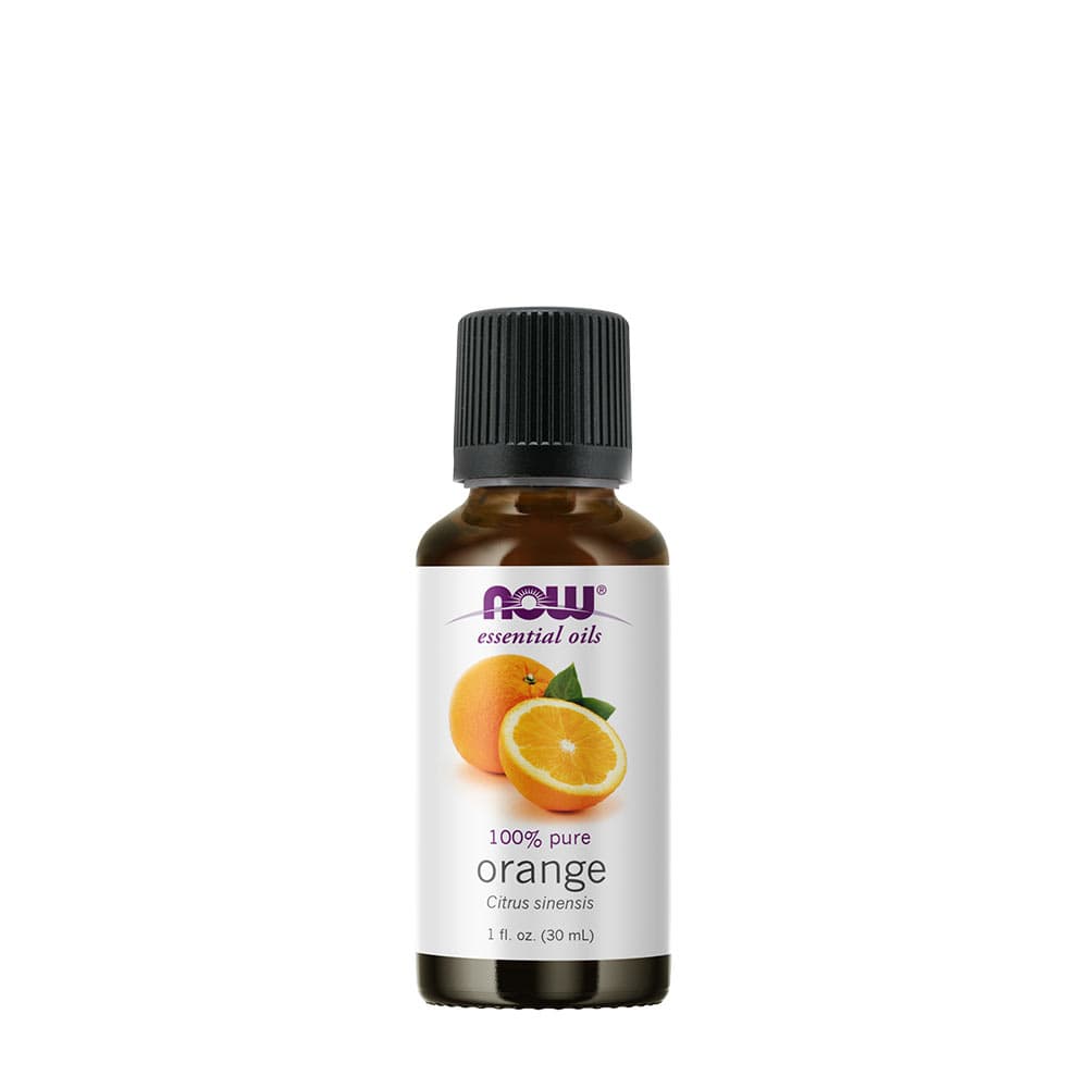 NOW Foods - Eteerinen öljy, Appelsiiniöljy puhdas - 30ml – NOW Foods pakkaus