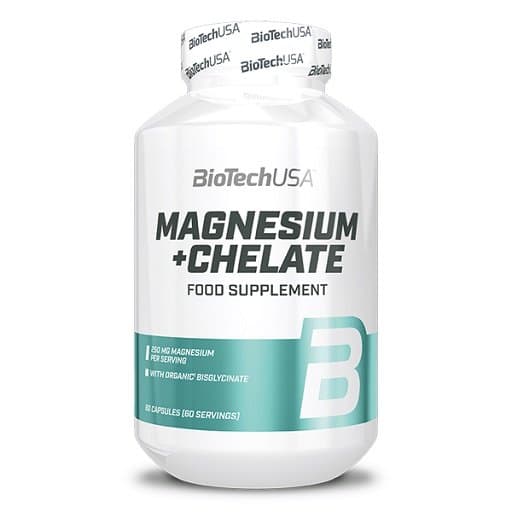 BioTechUSA - Magnesium + kelat - 60 kapslar – förpackning