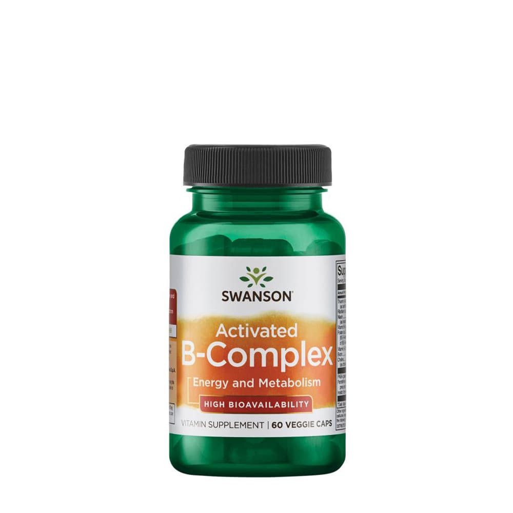 Swanson - Activated B-Complex - 60 Vcaps – Swanson förpackning