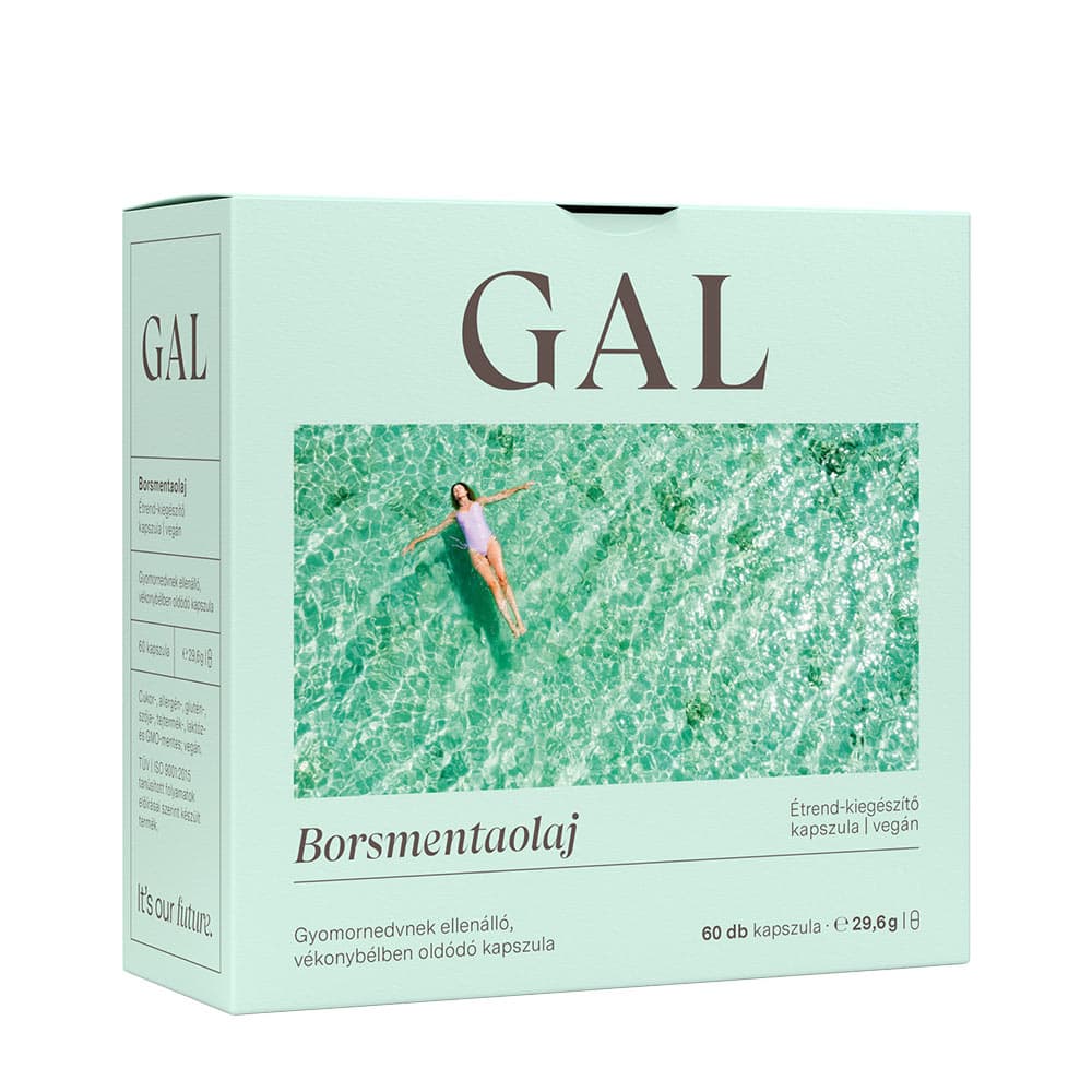 Gal - Peppermint Oil - 60 Caps – GAL förpackning
