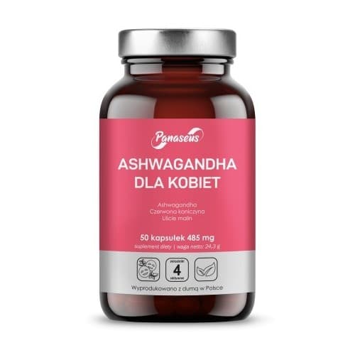 Panaseus - Ashwagandha For Women - 50 Caps – Panaseus förpackning