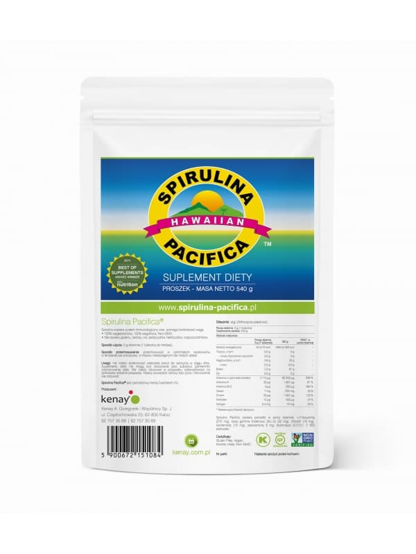 Kenay - Spirulina Hawaiian Pacifica - 540 g – förpackning
