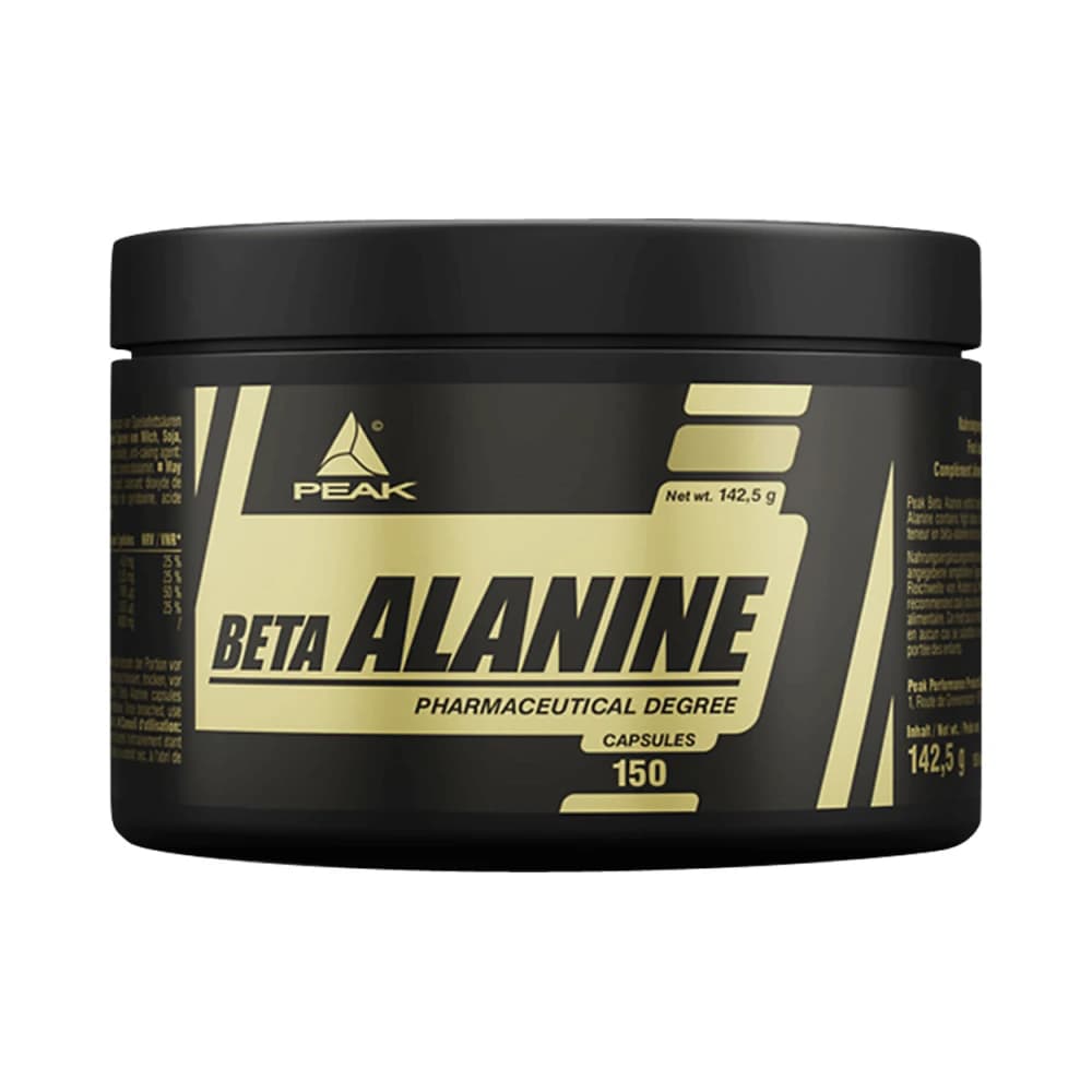 Peak Performance - Beta-Alaniini - Tavanomainen - 142,5 g / 150 kapselia – Peak pakkaus