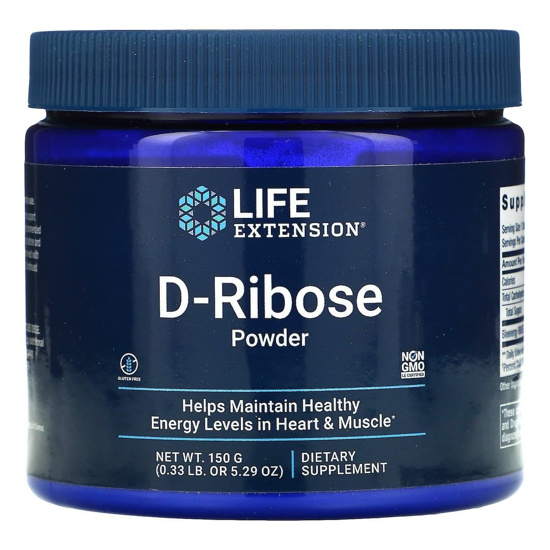 Life Extension D-Ribose – Life Extension emballage