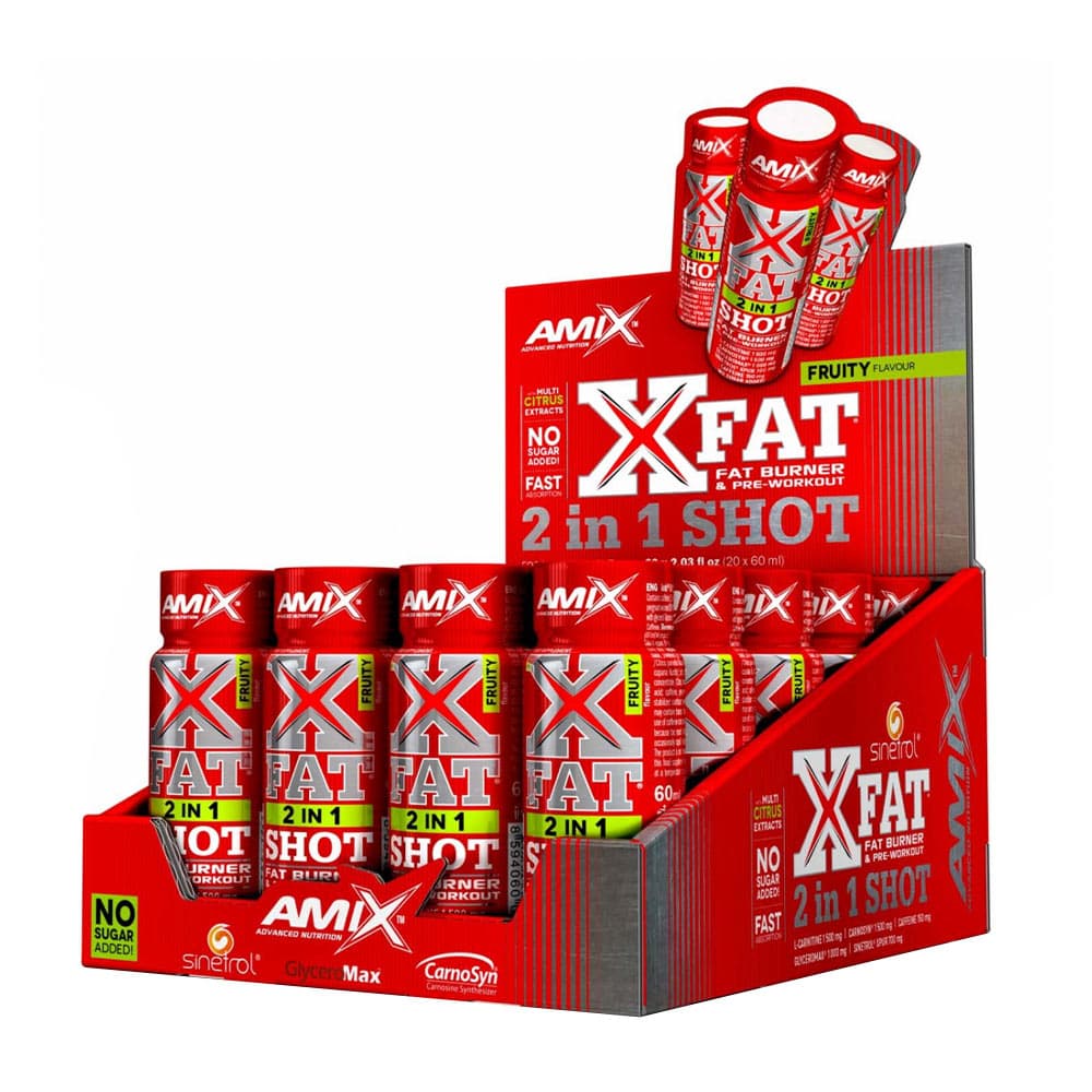 Amix - X Fat Fat Burner Pre-Workout - 20 x 60ml