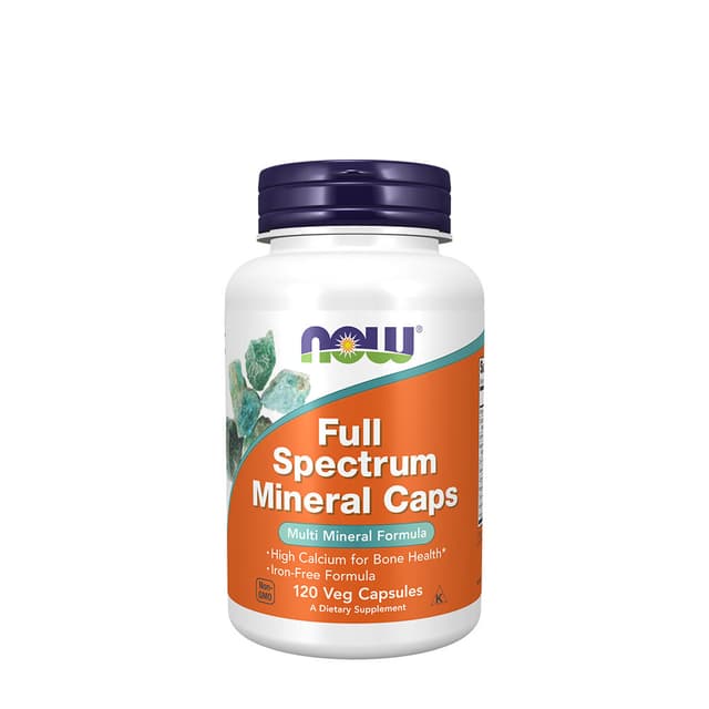 NOW Foods - Full Spectrum Minerals, raudaton kivennäisainevalmiste – NOW Foods