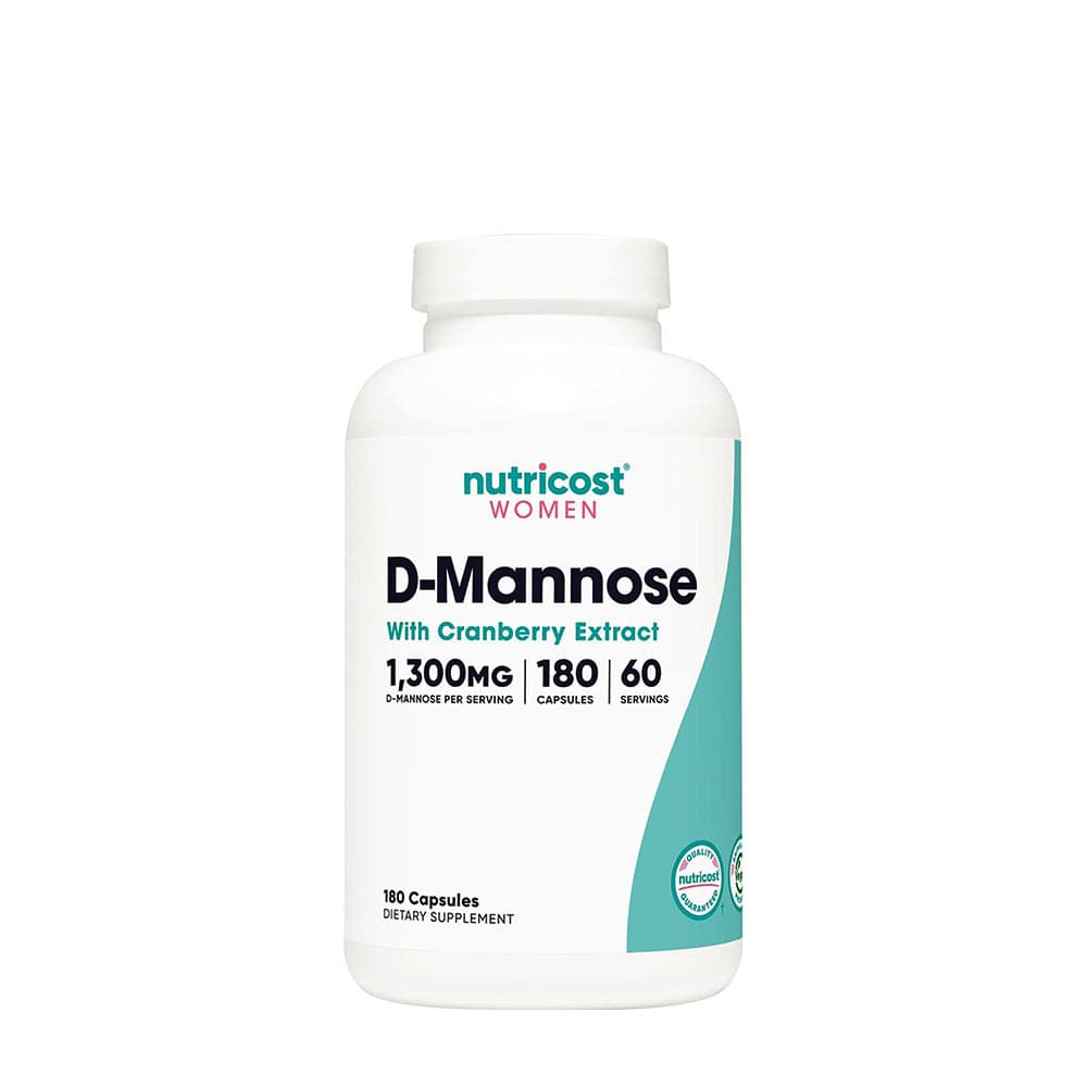 Nutricost - Kvinder D-Mannose med tranebær ekstrakt – Nutricost emballage